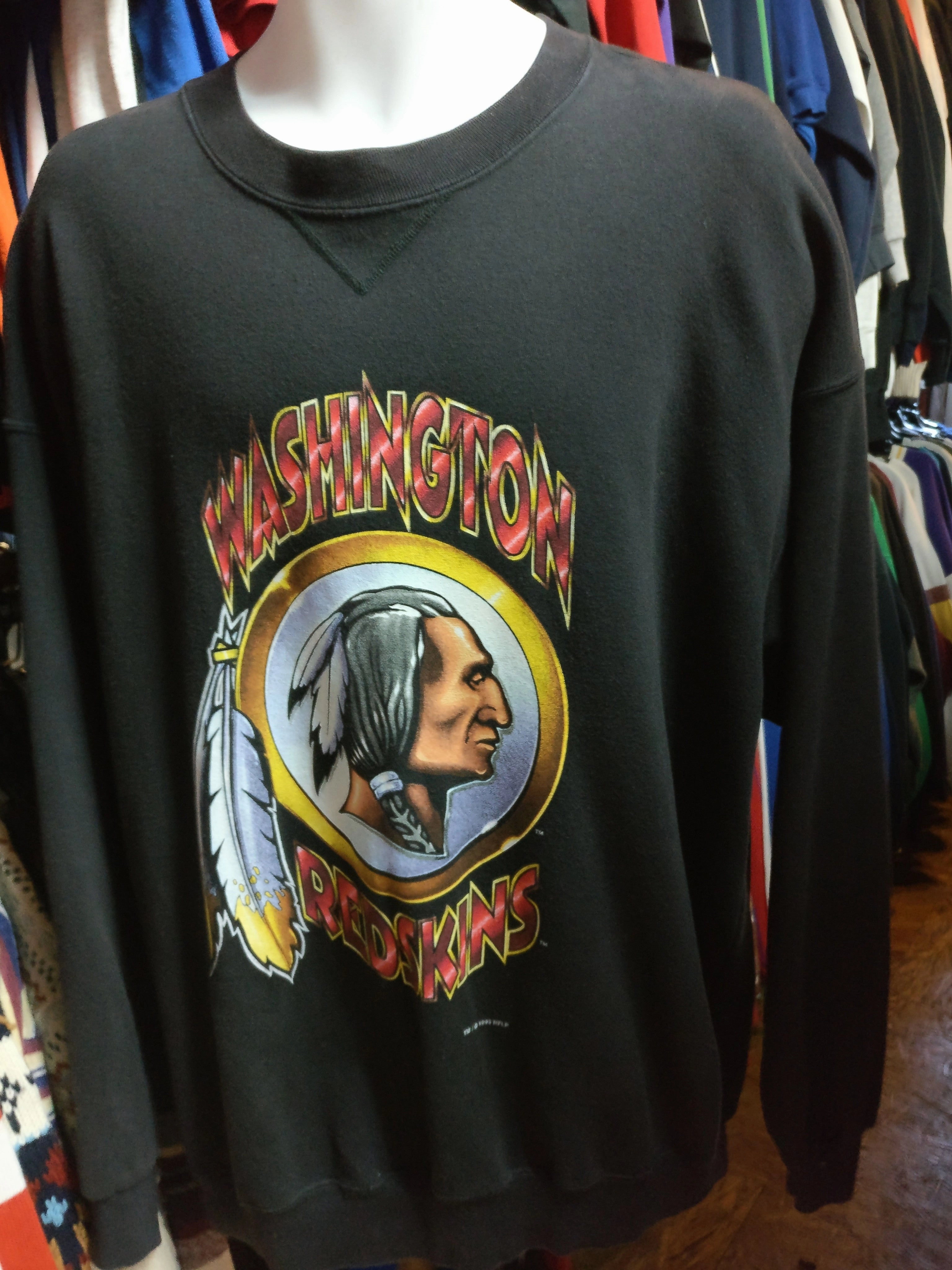 Vintage '93 WASHINGTON COMMANDERS NFL Salem Sportswear XL