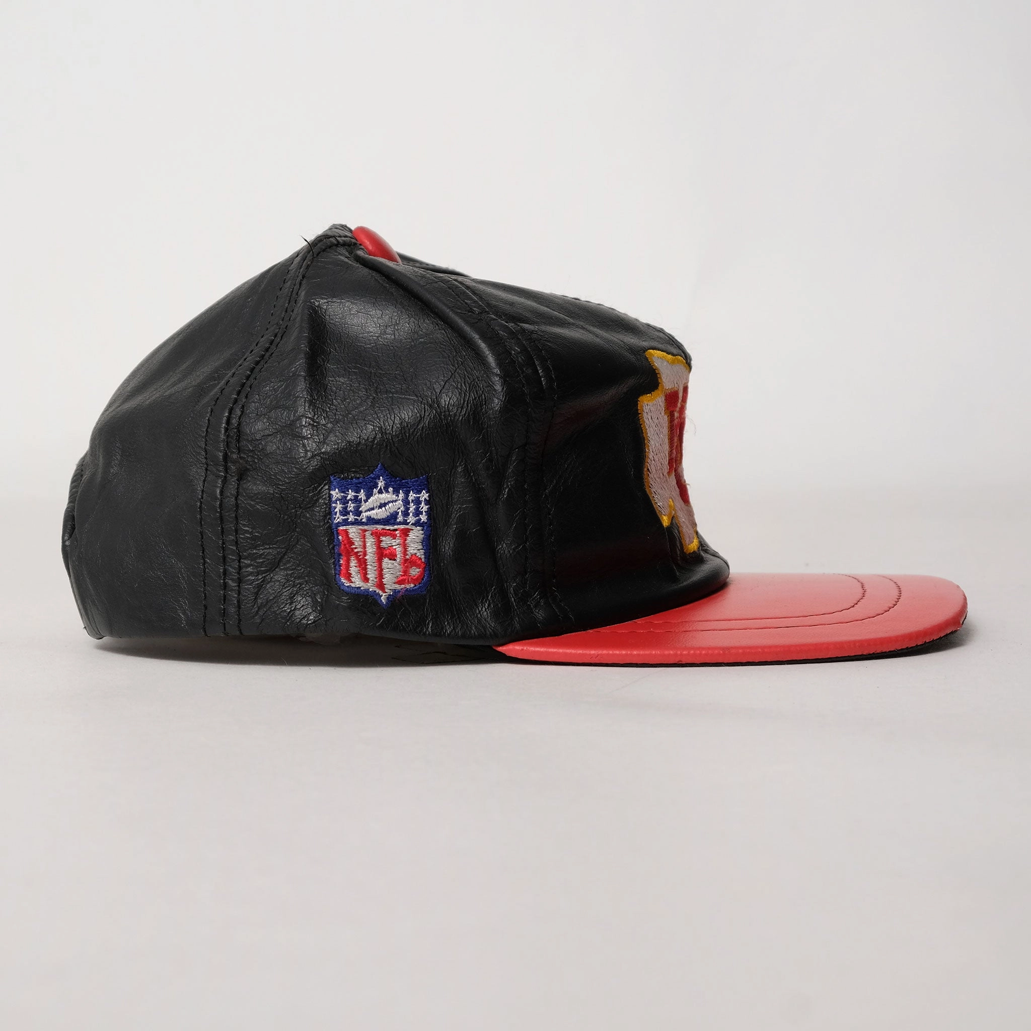 Vintage Kansas City Chiefs Leather Snapback