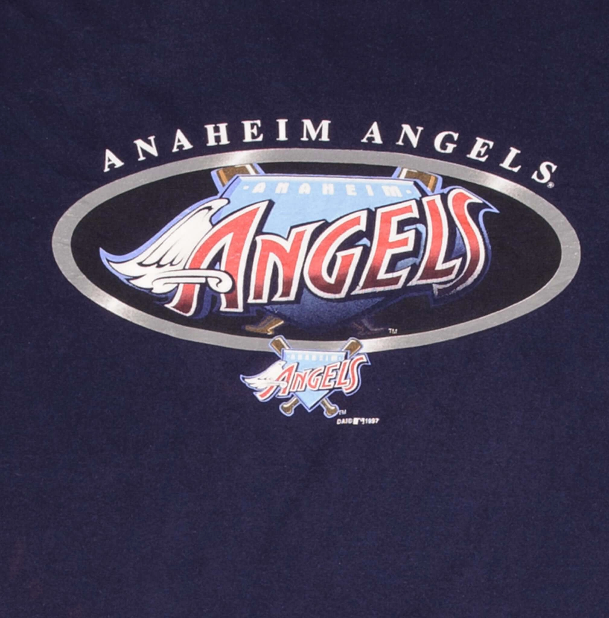 VINTAGE MLB ANAHEIM ANGELS 1997 TEE SHIRT SIZE XL
