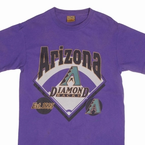 VINTAGE MLB ARIZONA DIAMONDBACKS 1995 NUTMEG TEE SHIRT MEDIUM MADE IN USA