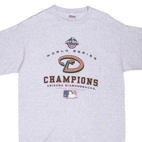 VINTAGE MLB ARIZONA DIAMONDBACKS CHAMPIONS 2001 TEE SHIRT XL
