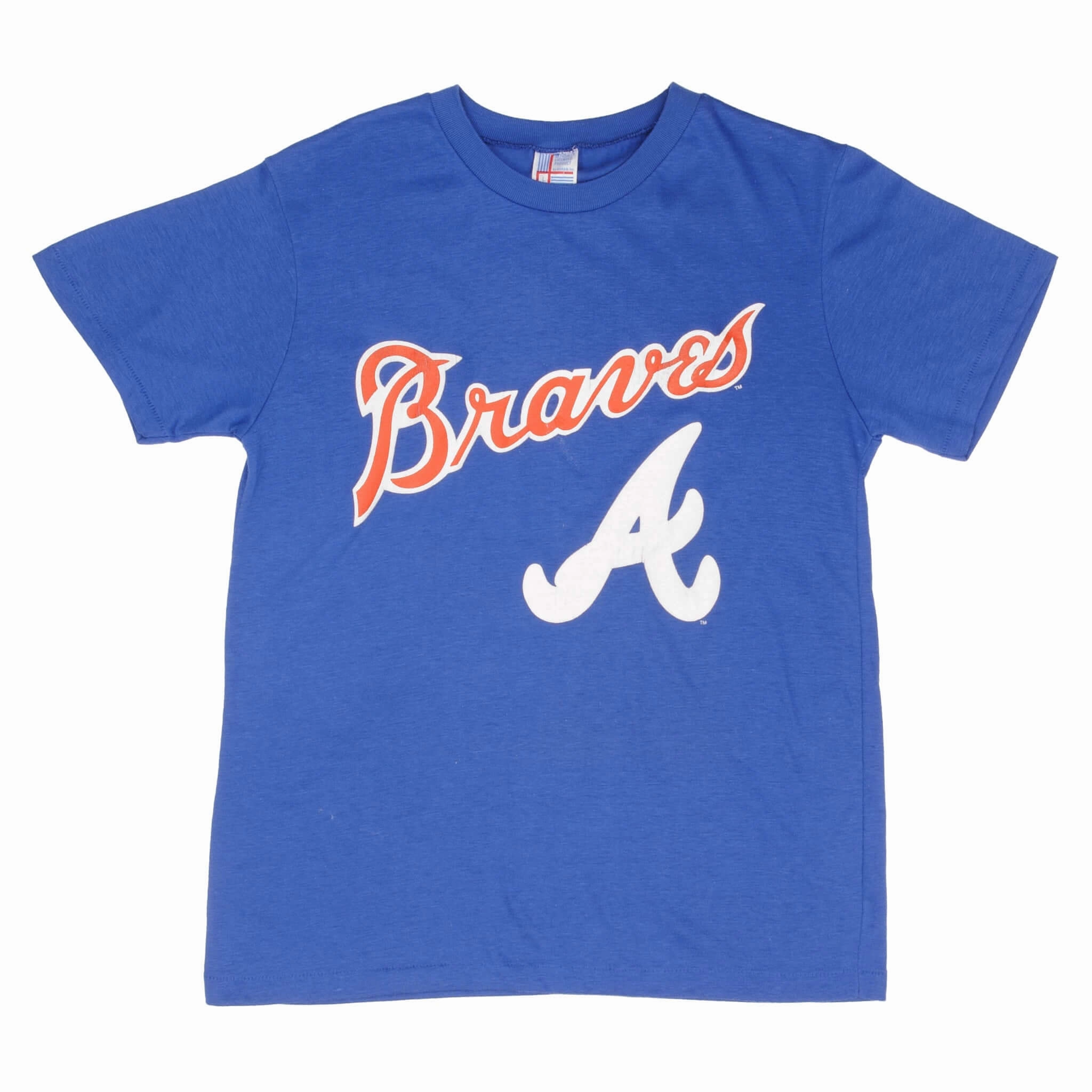 VINTAGE MLB ATLANTA BRAVES 1980S TEE SHIRT SIZE MEDIUM MADE IN USA