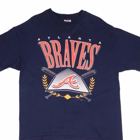 VINTAGE MLB ATLANTA BRAVES 1993 TEE SHIRT SIZE XL MADE IN USA