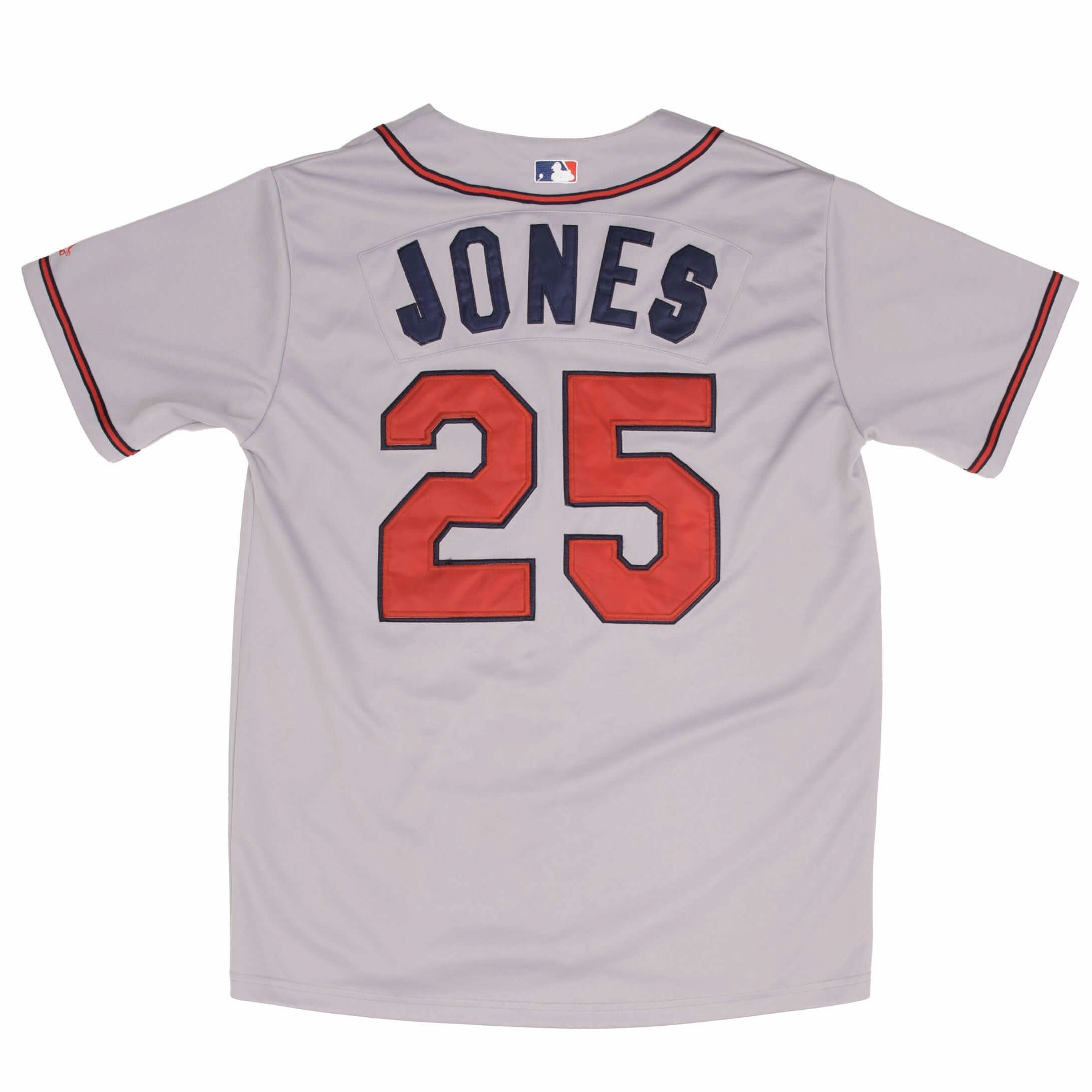 VINTAGE MLB ATLANTA BRAVES ANDRUW JONES #25 MAJESTIC 2000S JERSEY SIZE 44
