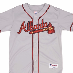 VINTAGE MLB ATLANTA BRAVES ANDRUW JONES #25 MAJESTIC 2000S JERSEY SIZE 44