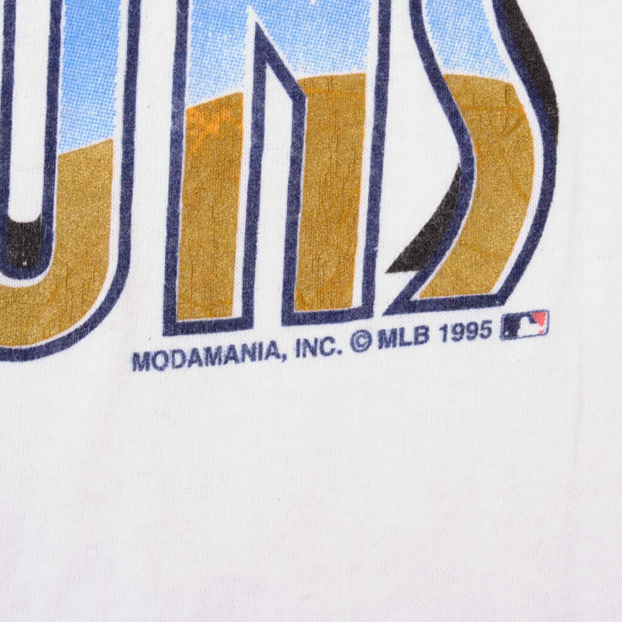 VINTAGE MLB ATLANTA BRAVES WORLD CHAMPIONS 1995 TEE SHIRT LARGE