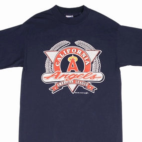 VINTAGE MLB CALIFORNIA ANGELS TEE SHIRT 1991 SIZE MEDIUM MADE IN USA