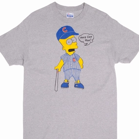 VINTAGE MLB CHICAGO CUBS BART SIMPSON TEE SHIRT 1980S SIZE LARGE MADE IN USA