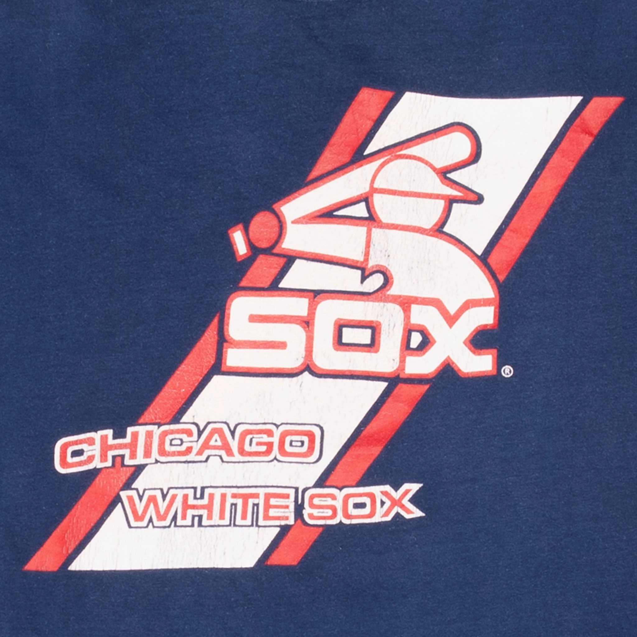 VINTAGE MLB CHICAGO WHITE SOX 1980S STARTER TEE SHIRT LARGE MADE IN USA