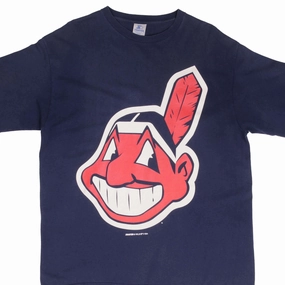 VINTAGE MLB CLEVELAND INDIANS 1994 TEE SHIRT SIZE LARGE MADE IN USA