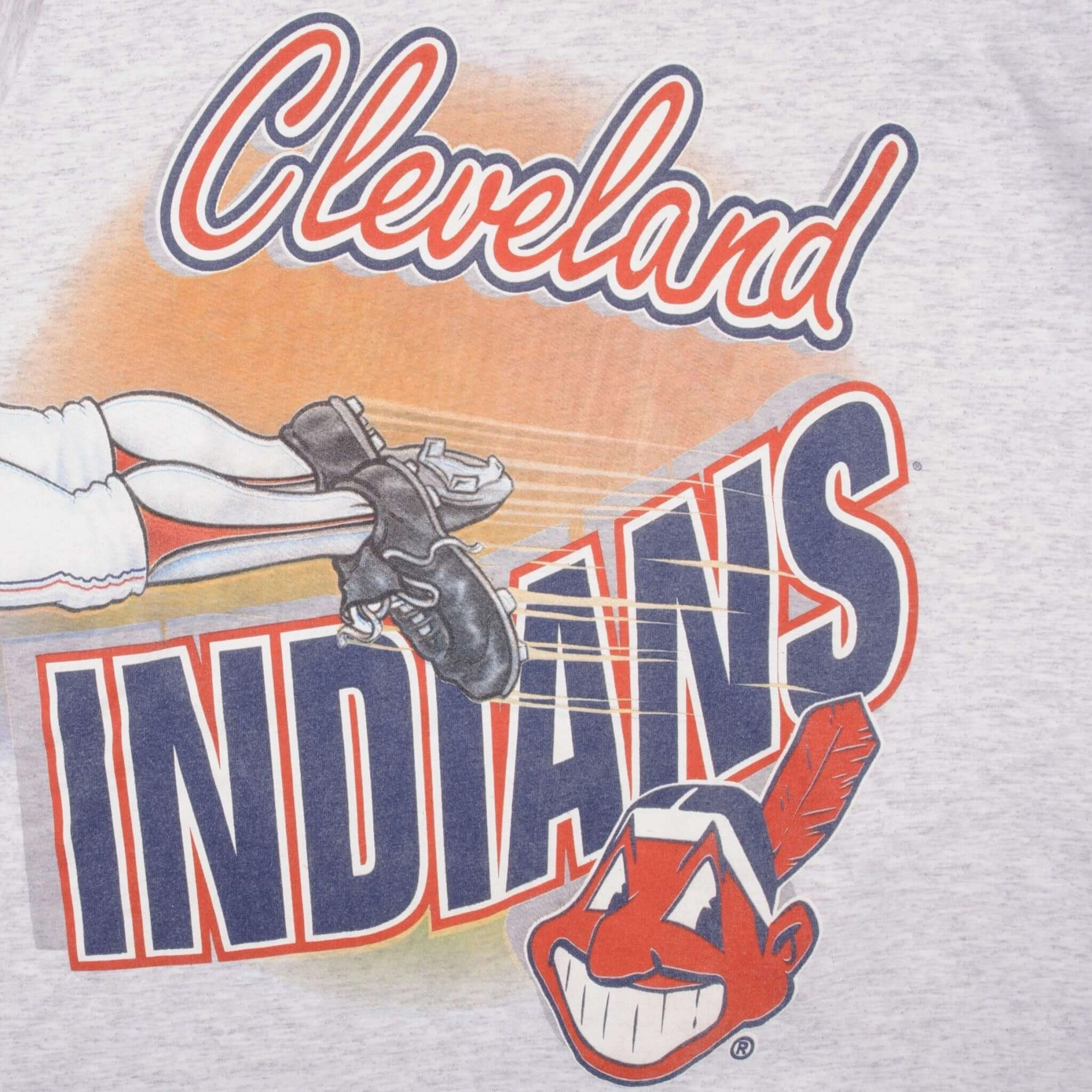 VINTAGE MLB CLEVELAND INDIANS 1994 TEE SHIRT SIZE LARGE MADE IN USA