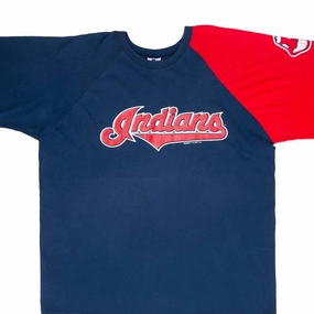 VINTAGE MLB CLEVELAND INDIANS 1994 TEE SHIRT SIZE XL MADE IN USA