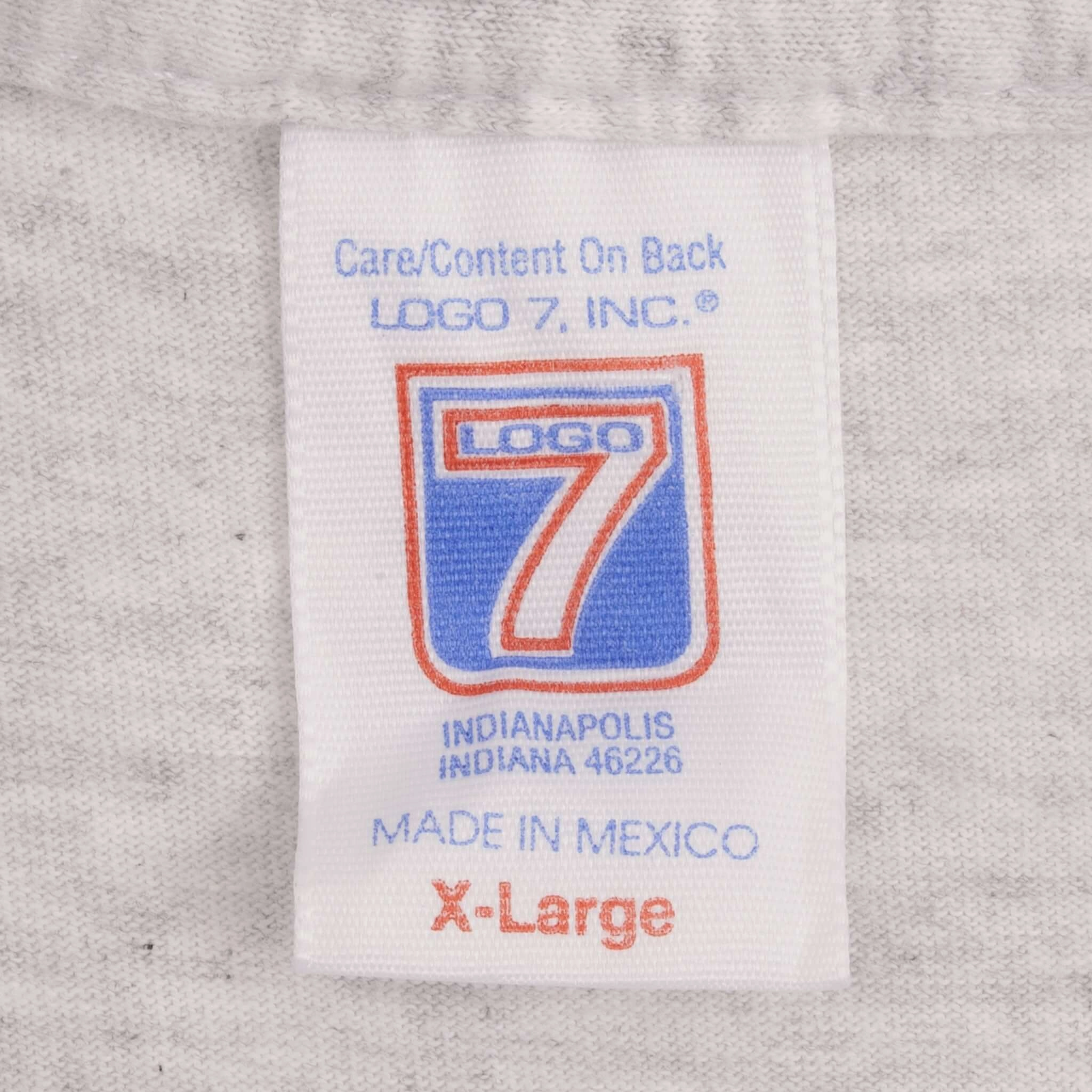 VINTAGE MLB CLEVELAND INDIANS CENTRAL DIVISION CHAMPIONS 1996 TEE SHIRT SIZE XL