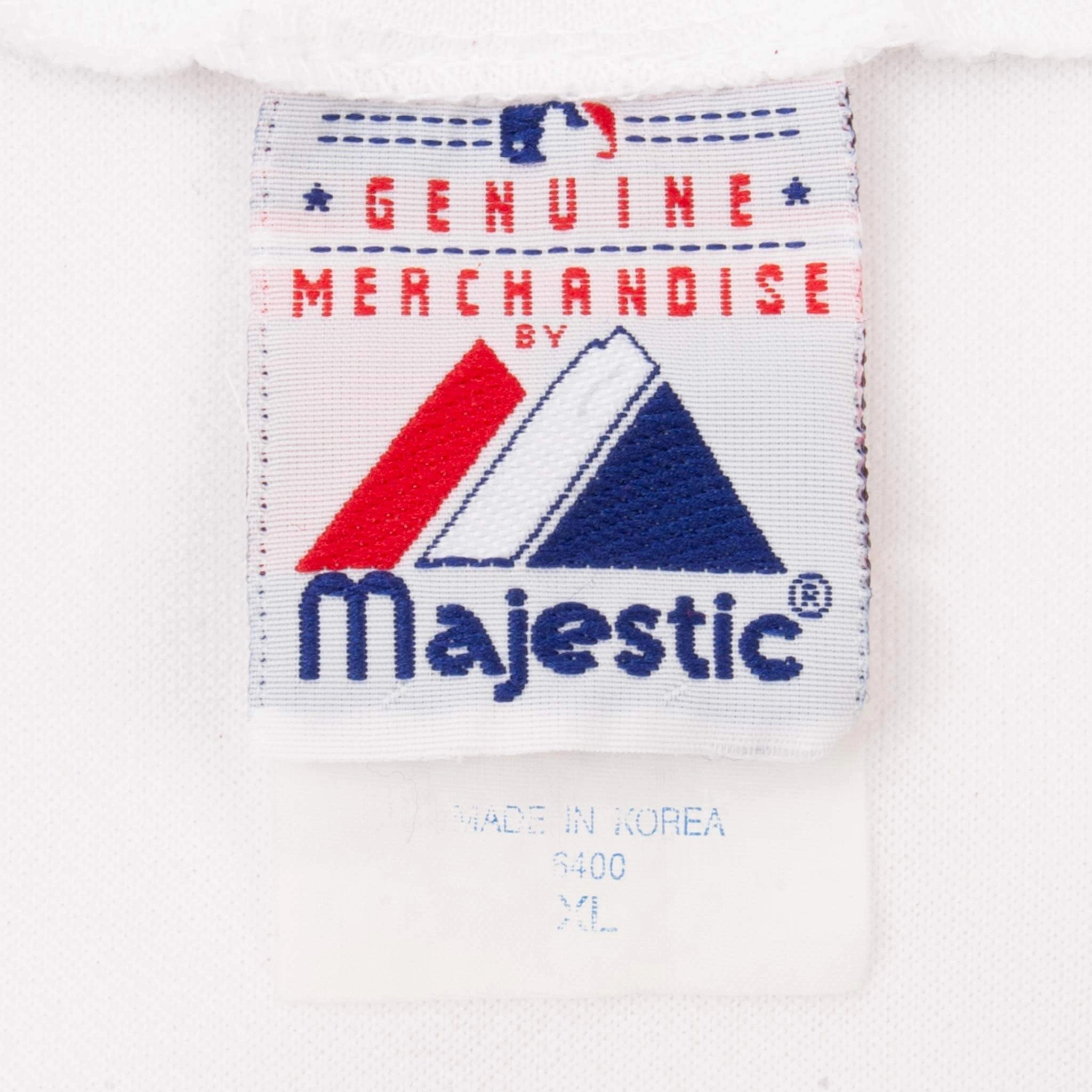 VINTAGE MLB CLEVELAND INDIANS MAJESTIC JERSEY 1990S SIZE XL