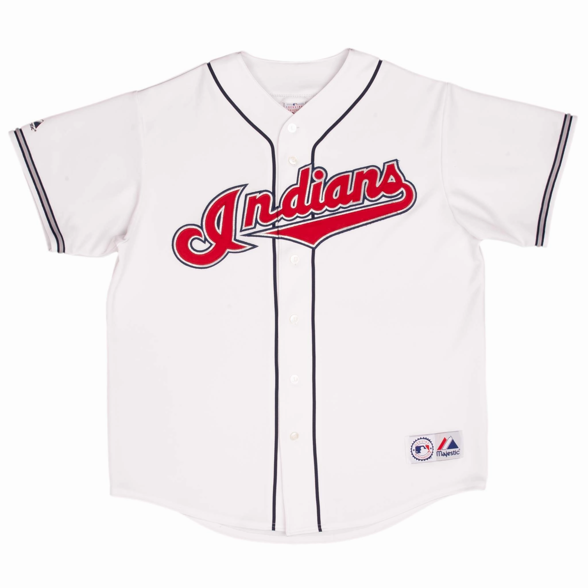 VINTAGE MLB CLEVELAND INDIANS MAJESTIC JERSEY 1990S SIZE XL