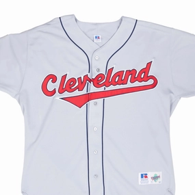 VINTAGE MLB CLEVELAND INDIANS MURPHY #13 RUSSELL JERSEY 2001 2XL MADE IN USA