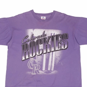 VINTAGE MLB COLORADO ROCKIES 1996 TEE SHIRT SIZE XL