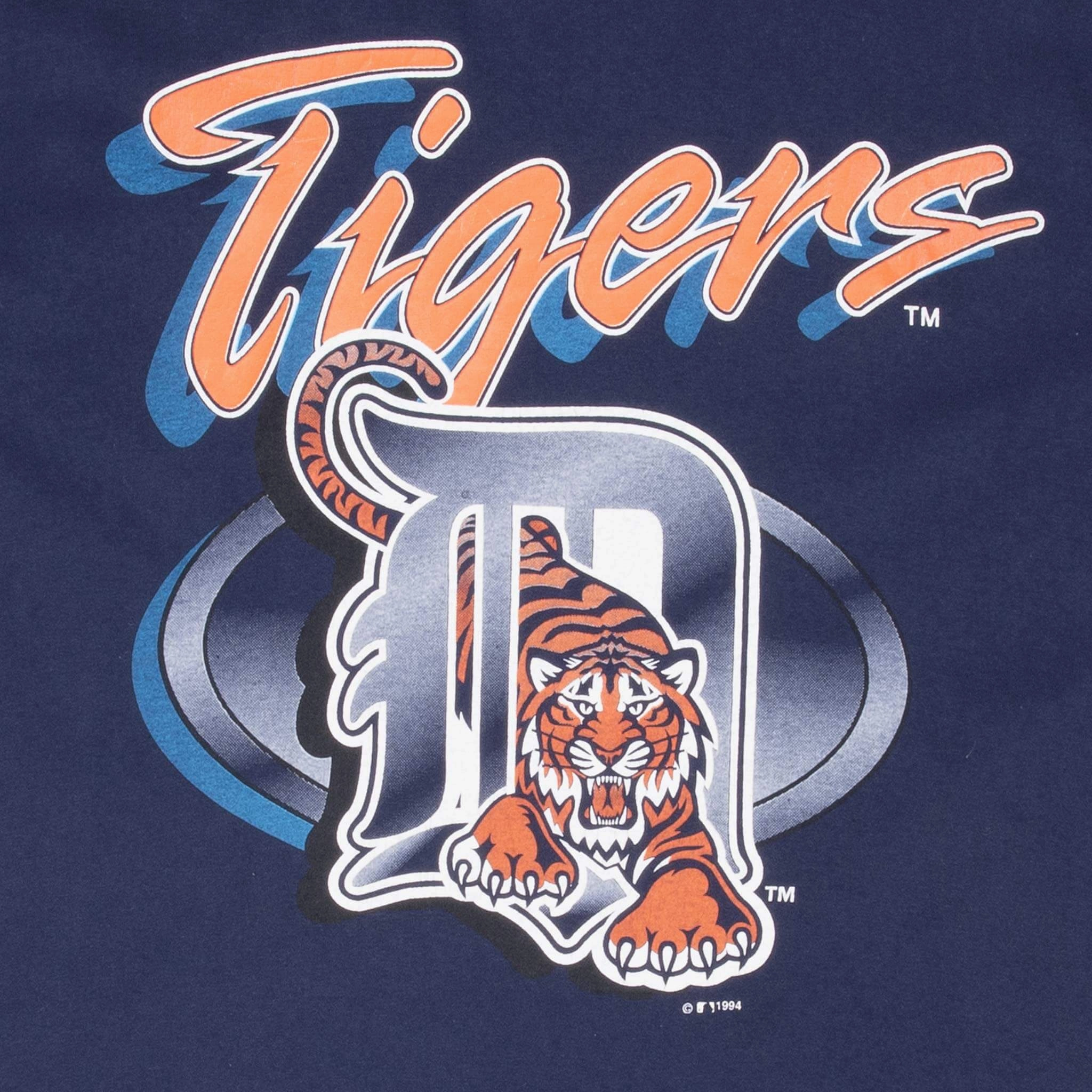 VINTAGE MLB DETROIT TIGERS 1994 TEE SHIRT LARGE MADE IN USA