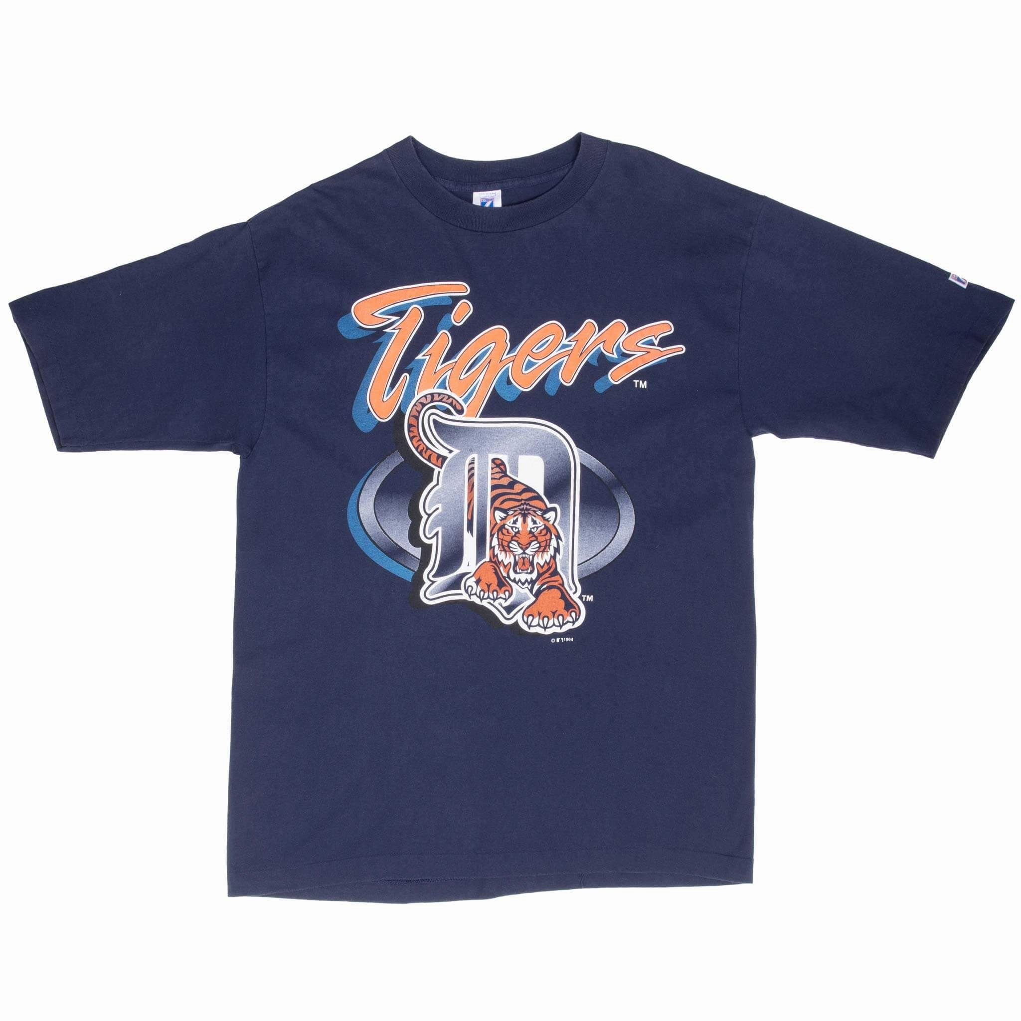 VINTAGE MLB DETROIT TIGERS 1994 TEE SHIRT LARGE MADE IN USA