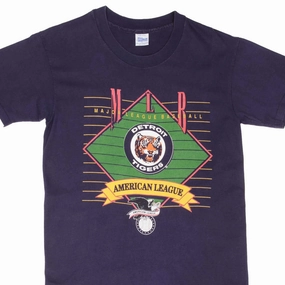 VINTAGE MLB DETROIT TIGERS TEE SHIRT 1990S SIZE MEDIUM MADE IN USA