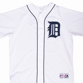 VINTAGE MLB DETROIT TIGERS ZUMAYA #54 MAJESTIC JERSEY 2000S LARGE MADE IN USA