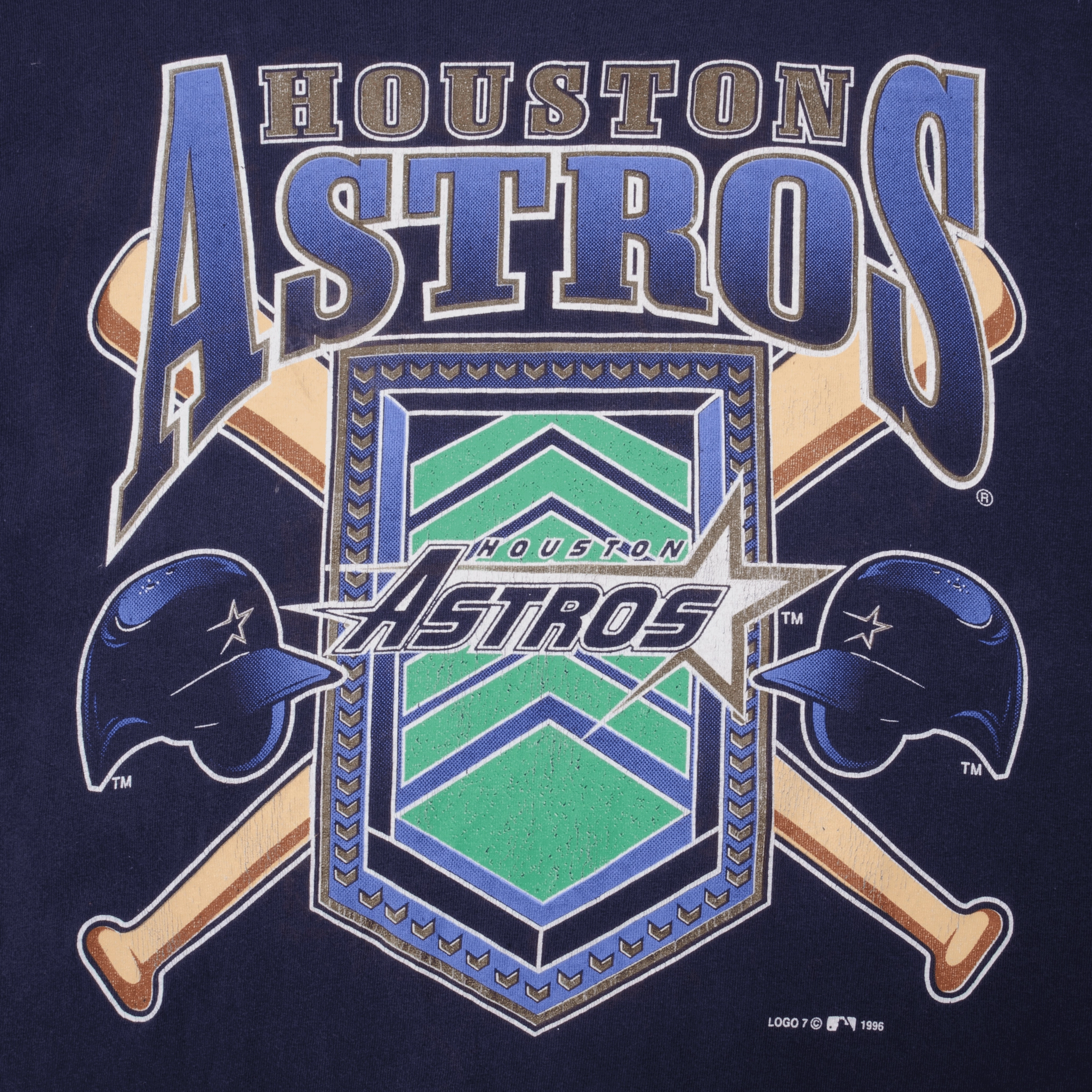 VINTAGE MLB HOUSTON ASTROS TEE SHIRT 1996 SIZE LARGE