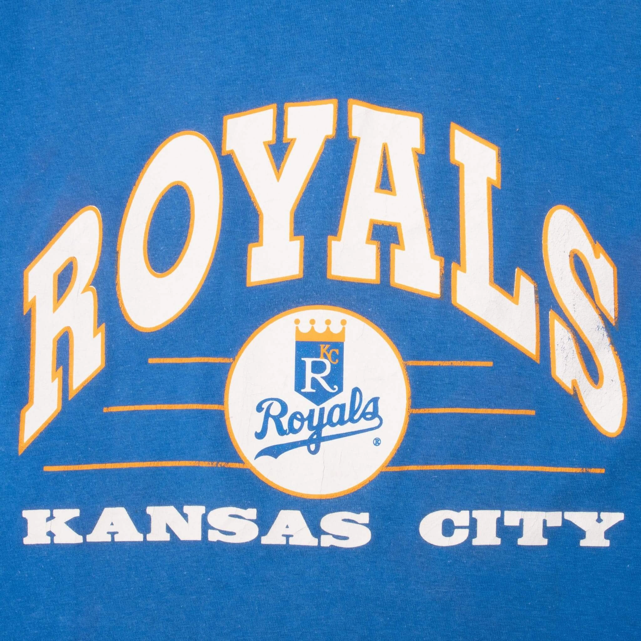 VINTAGE MLB KANSAS CITY ROYALS 1980S TEE SHIRT MEDIUM