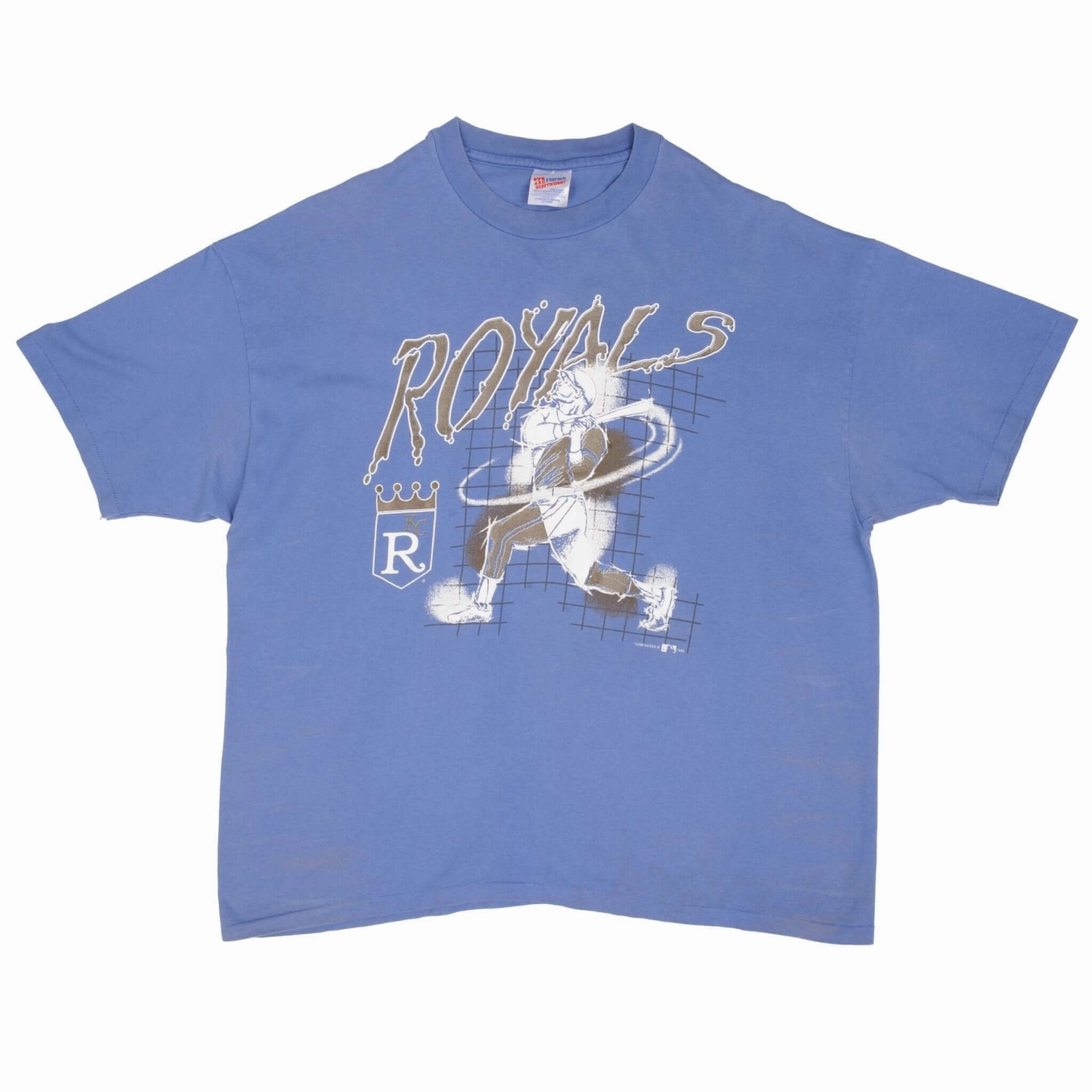 VINTAGE MLB KANSAS CITY ROYALS 1993 TEE SHIRT SIZE 2XL