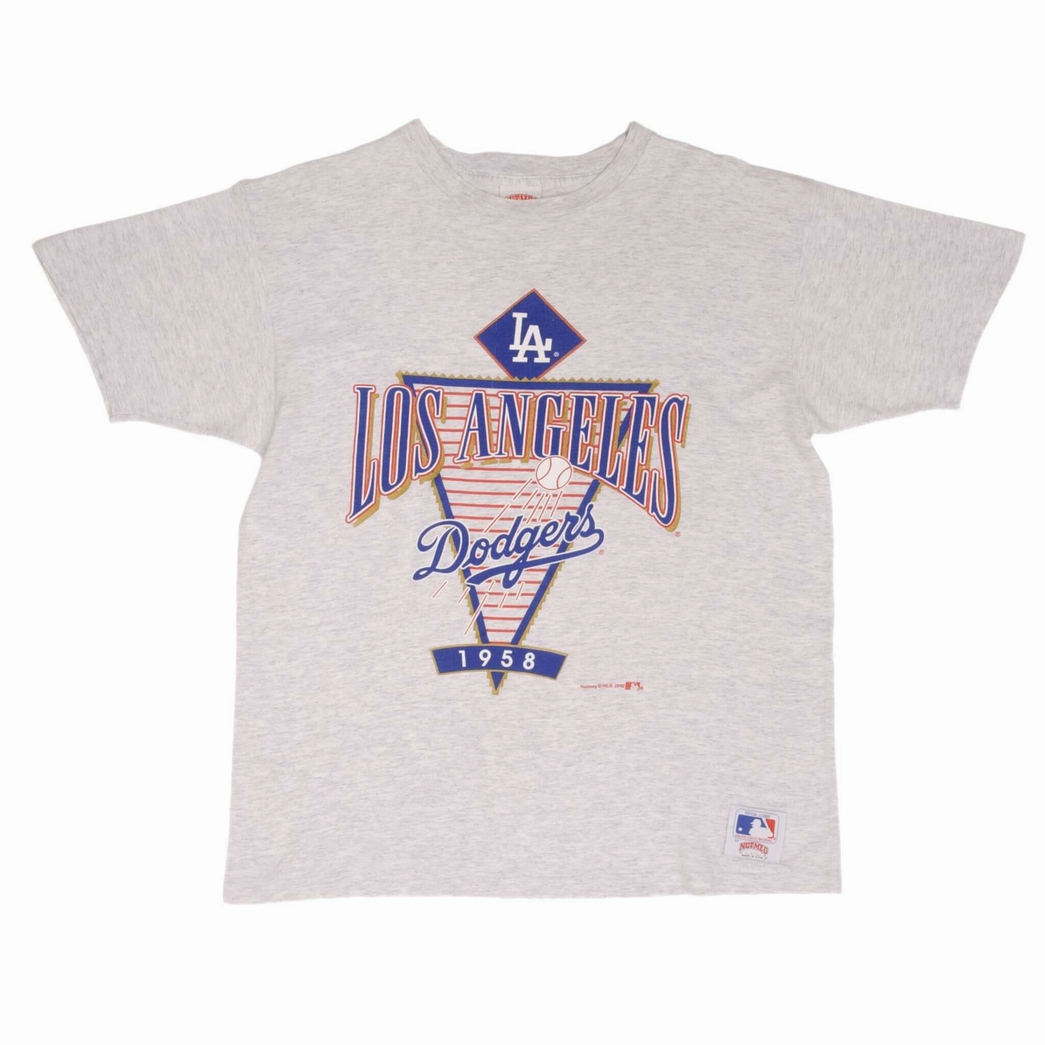 VINTAGE MLB LOS ANGELES DODGERS 1992 TEE SHIRT LARGE MADE IN USA
