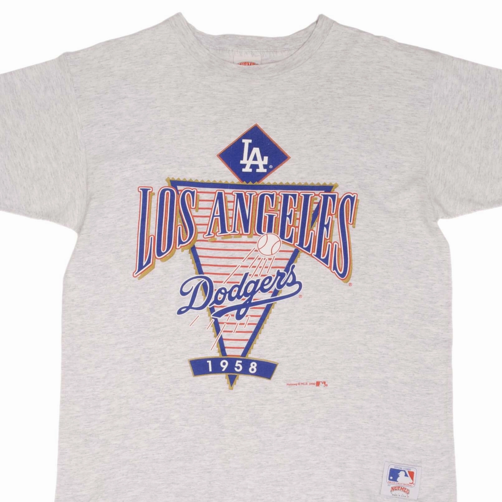 VINTAGE MLB LOS ANGELES DODGERS 1992 TEE SHIRT LARGE MADE IN USA