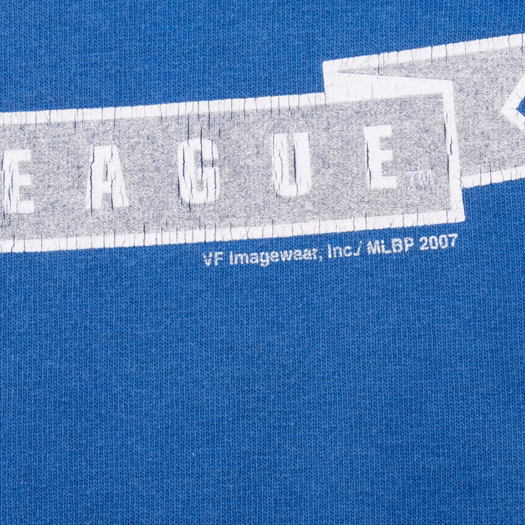 VINTAGE MLB LOS ANGELES DODGERS BLUE TEE SHIRT 2007 LARGE