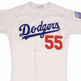 VINTAGE MLB LOS ANGELES DODGERS OREL HERSHISER #55 1987 JERSEY SIZE 44