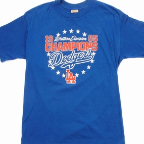 VINTAGE MLB LOS ANGELES DODGERS TEE SHIRT 1985 SIZE SMALL MADE IN USA