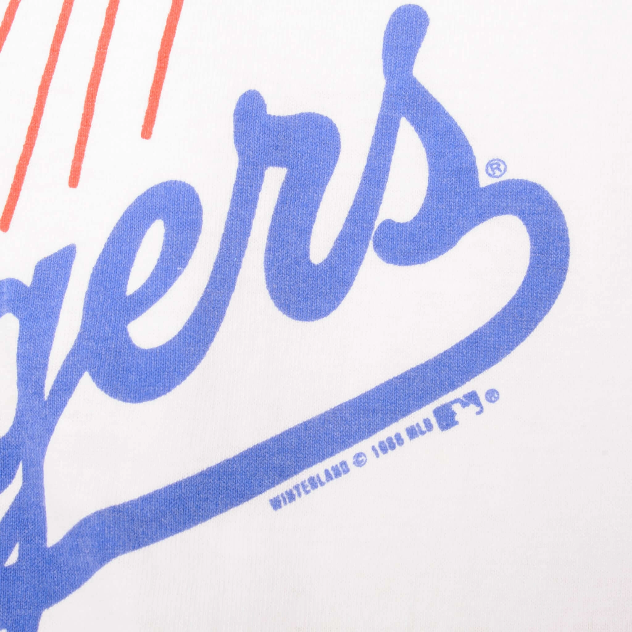 VINTAGE MLB LOS ANGELES DODGERS TEE SHIRT 1988 SIZE LARGE MADE IN USA