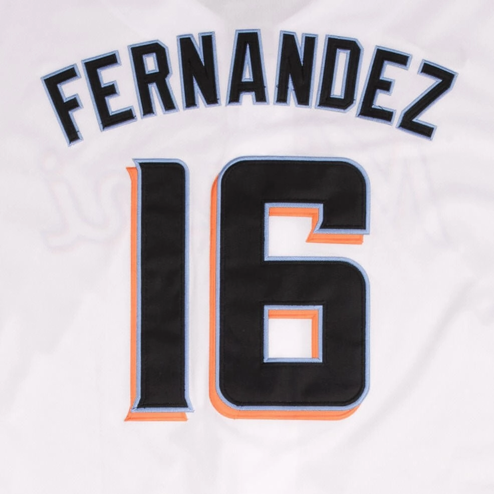 VINTAGE MLB MIAMI MARLINS JOSE FERNANDEZ #16 2000S NIKE JERSEY SIZE 60 MADE IN USA