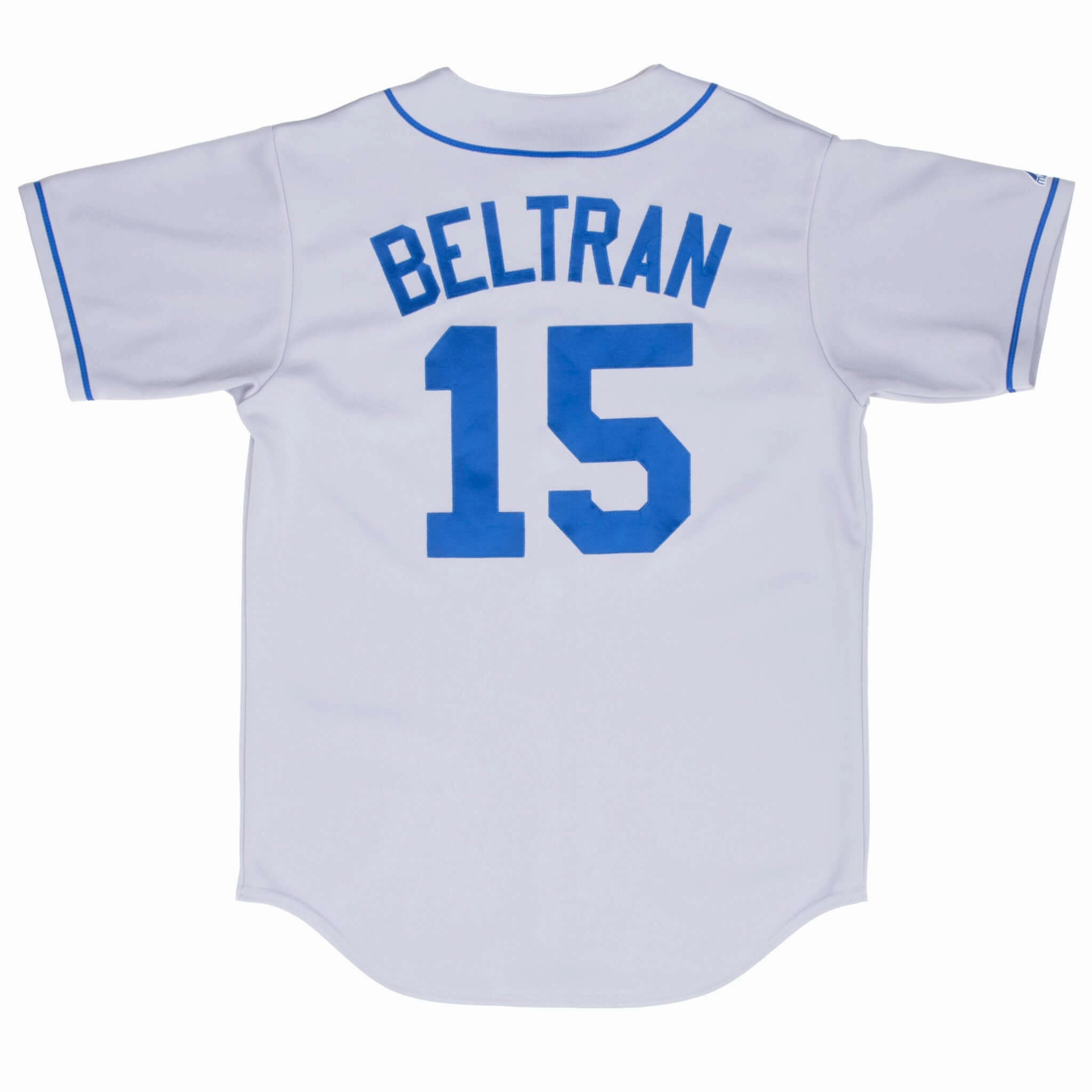 VINTAGE MLB NEW YORK METS BELTRAN #15 MAJESTIC JERSEY 2000S MEDIUM MADE USA