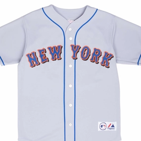 VINTAGE MLB NEW YORK METS BELTRAN #15 MAJESTIC JERSEY 2000S MEDIUM MADE USA