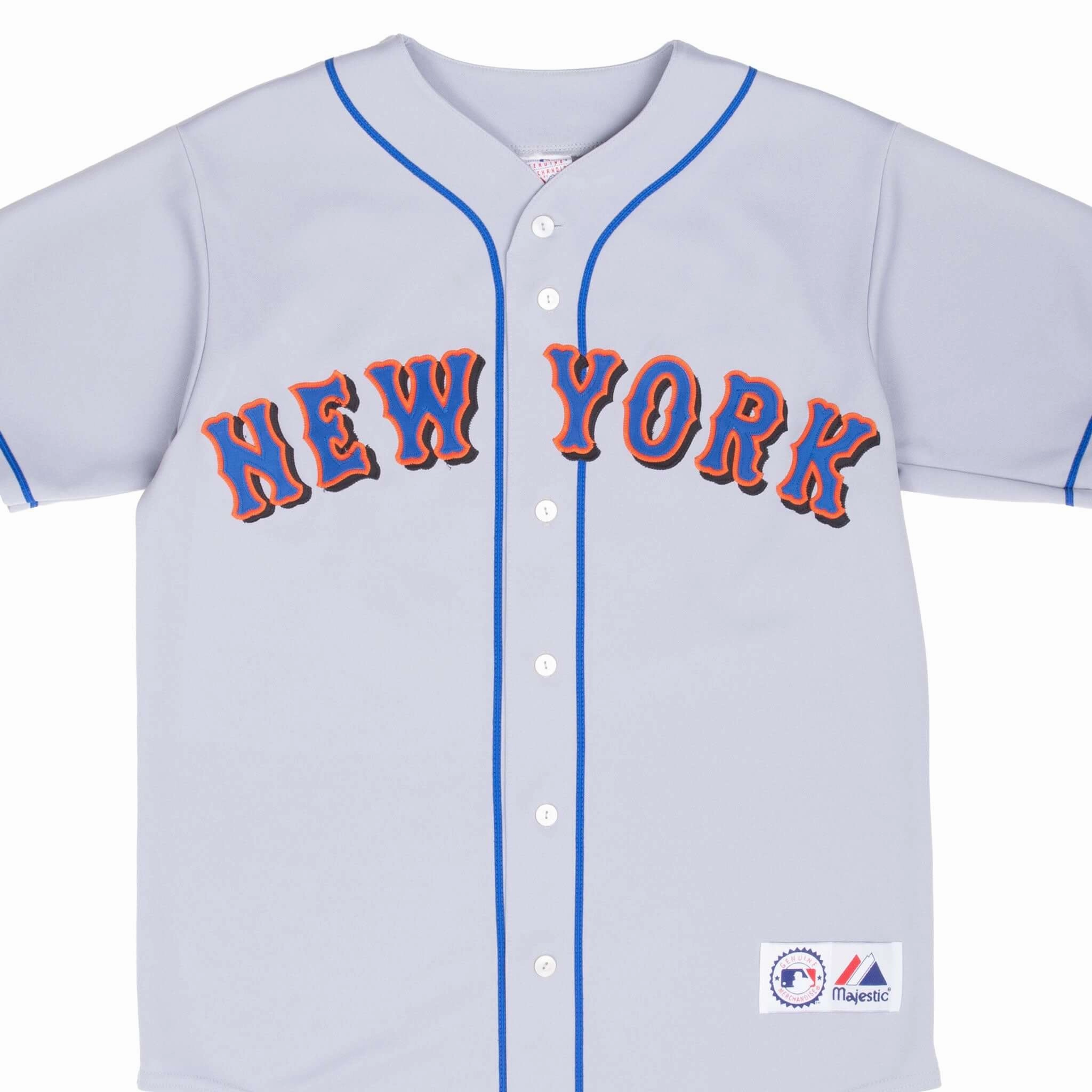 VINTAGE MLB NEW YORK METS BELTRAN #15 MAJESTIC JERSEY 2000S MEDIUM MADE USA