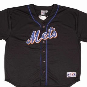 VINTAGE MLB NEW YORK METS DAVID WRIGHT #5 DEADSTOCK MAJESTIC JERSEY SIZE 4XL