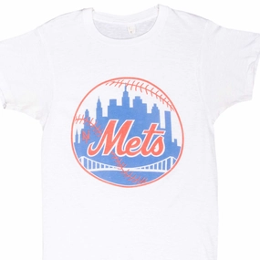 VINTAGE MLB NEW YORK METS TEE SHIRT 1980S XS MADE IN USA