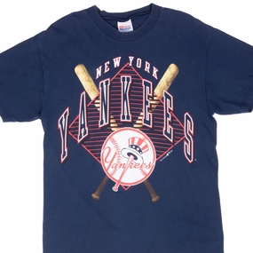 VINTAGE MLB NEW YORK YANKEES 1998 TEE SHIRT MEDIUM
