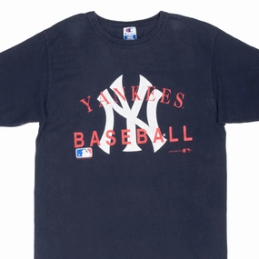 VINTAGE MLB NEW YORK YANKEES CHAMPION TEE SHIRT 1994 LARGE MADE IN USA