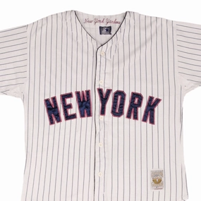 VINTAGE MLB NEW YORK YANKEES COOPERSTOWN COLLECTION 1990S STARTER JERSEY LARGE