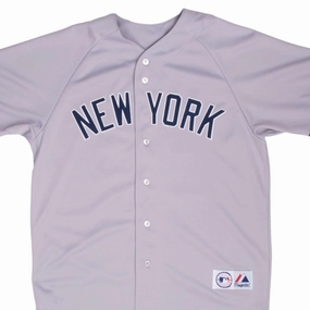 VINTAGE MLB NEW YORK YANKEES DAMON #18 MAJESTIC JERSEY 2000S LARGE