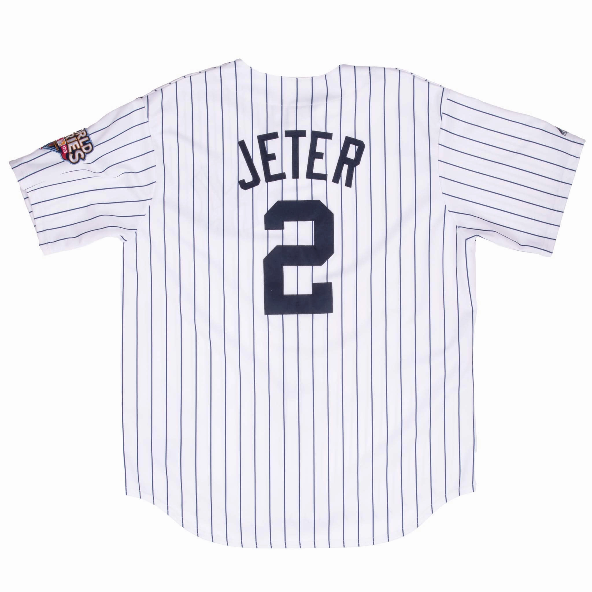 VINTAGE MLB NEW YORK YANKEES DEREK JETER #13 MAJESTIC JERSEY 2009 XL MADE IN USA