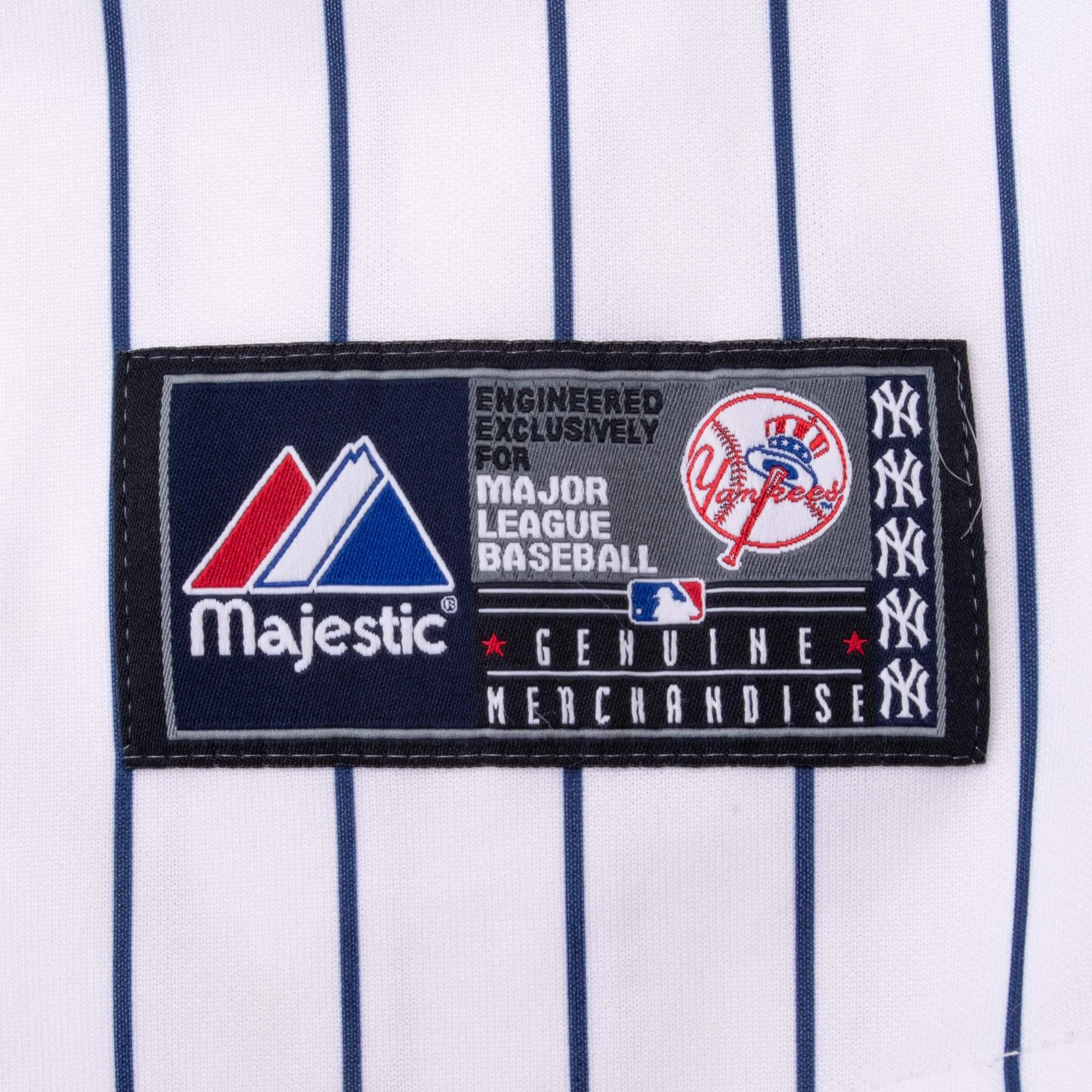 VINTAGE MLB NEW YORK YANKEES DEREK JETER #13 MAJESTIC JERSEY 2009 XL MADE IN USA