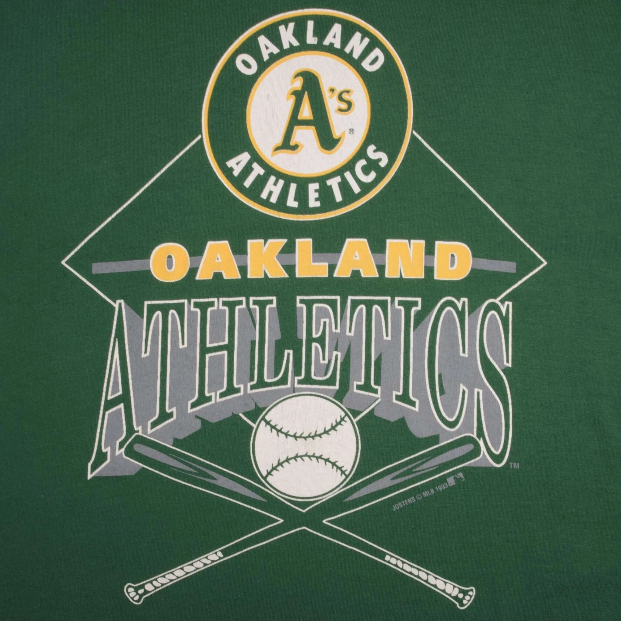 VINTAGE MLB OAKLAND ATHLETICS 1993 TEE SHIRT SIZE 3XL MADE IN USA