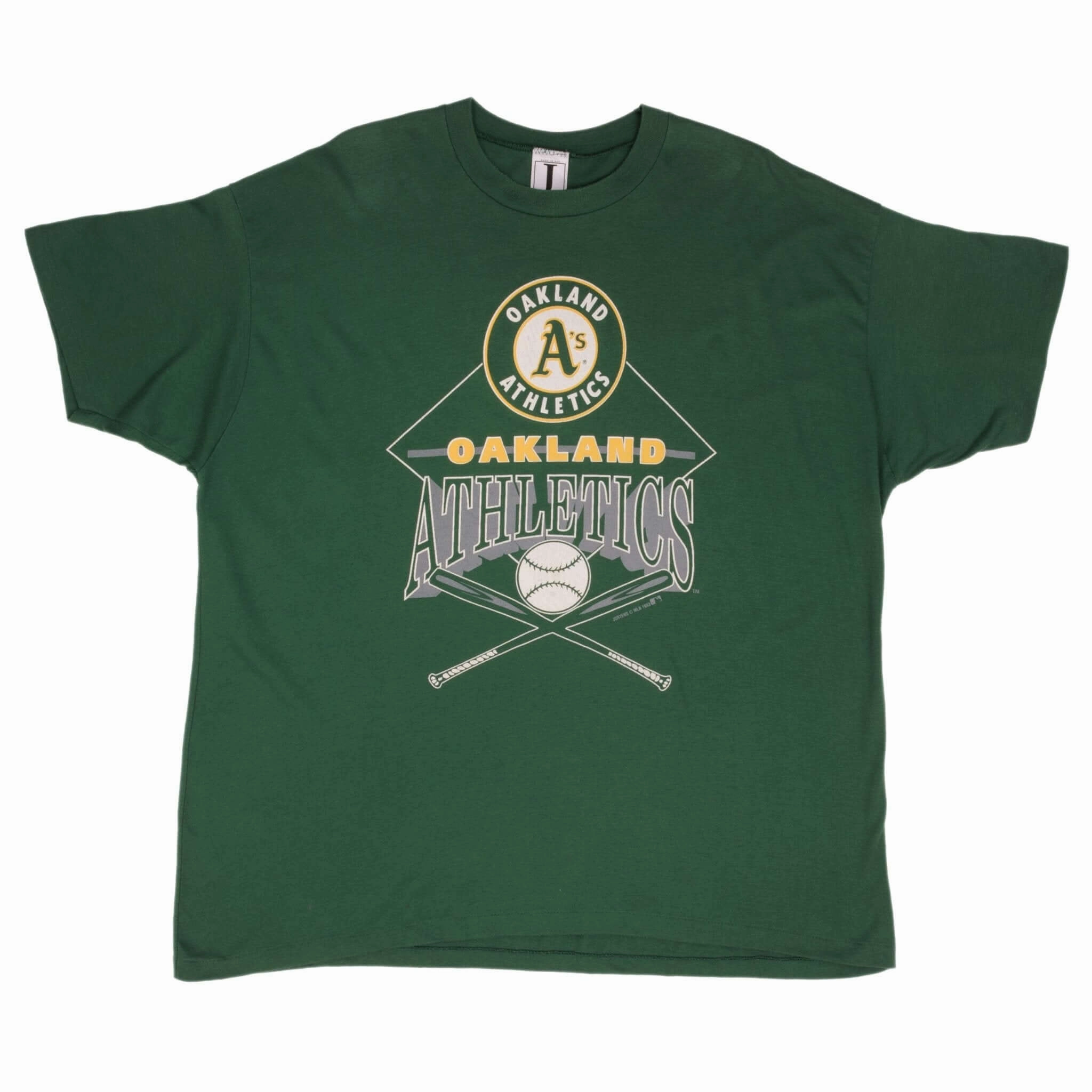 VINTAGE MLB OAKLAND ATHLETICS 1993 TEE SHIRT SIZE 3XL MADE IN USA
