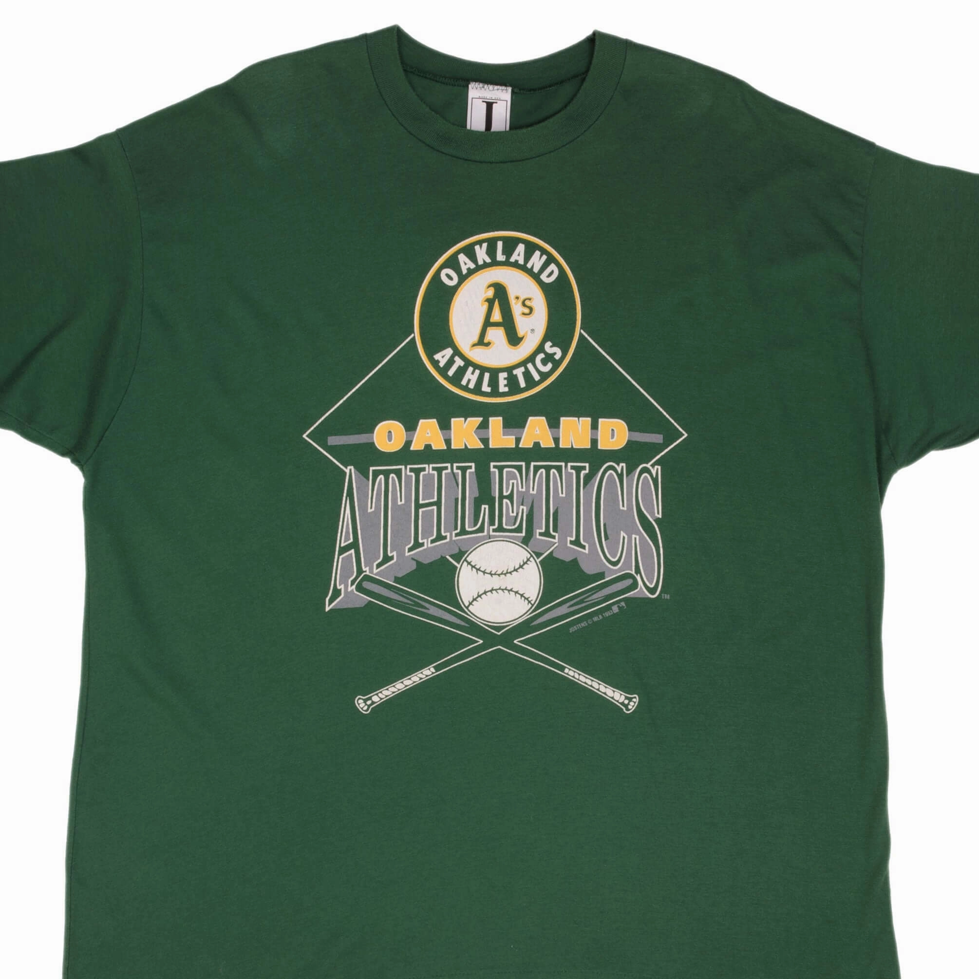 VINTAGE MLB OAKLAND ATHLETICS 1993 TEE SHIRT SIZE 3XL MADE IN USA