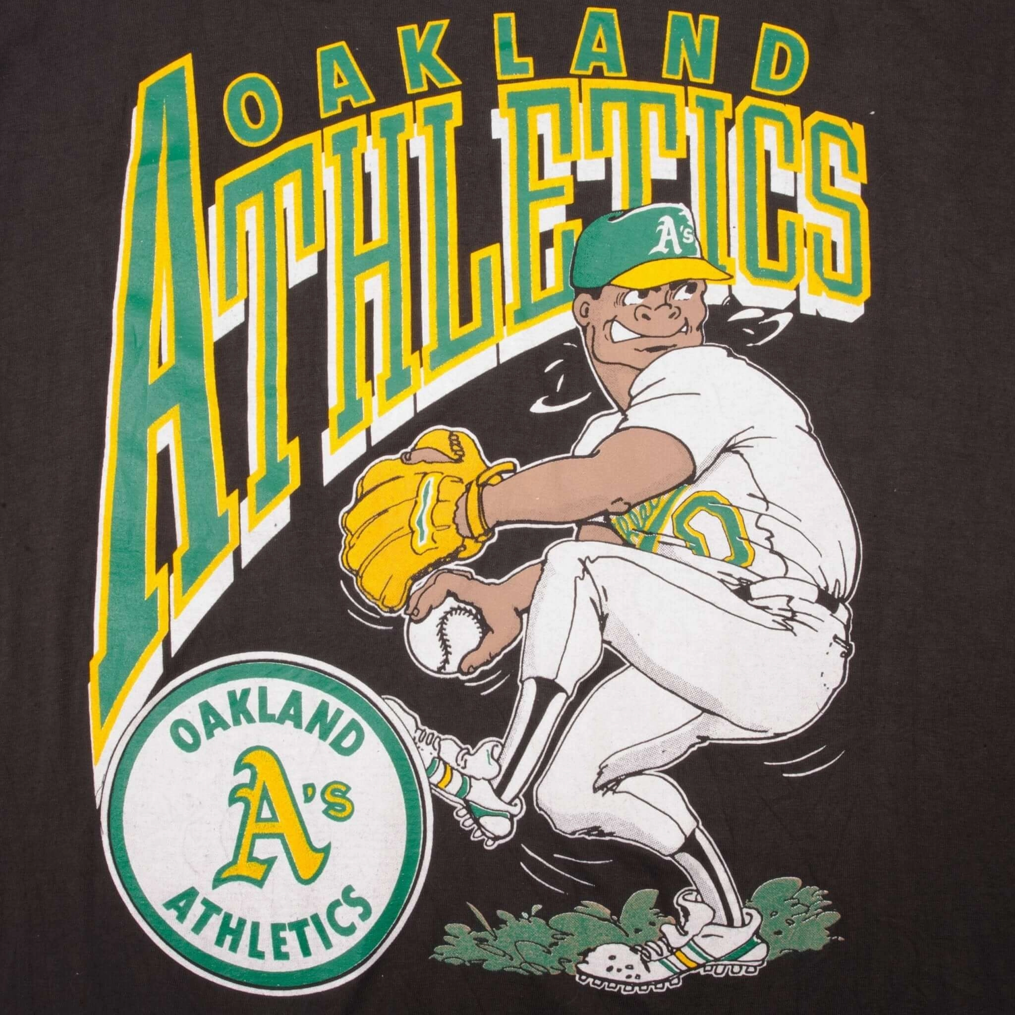 VINTAGE MLB OAKLAND ATHLETICS TEE SHIRT 1990S SIZE XL